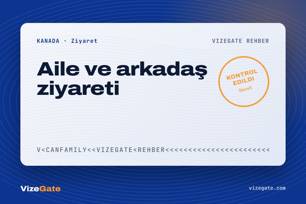 Kanada aile ve arkadaş ziyareti vizesi rehberi kapağı