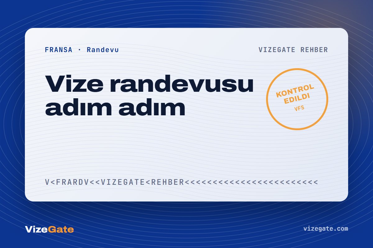 Fransa vize randevusu rehberi kapağı: VFS Global adım adım